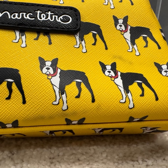 Marc Tetro Frenchie Boston Terrier All Over Print AOP Cosmetic Pouch Travel Case - Picture 3 of 11